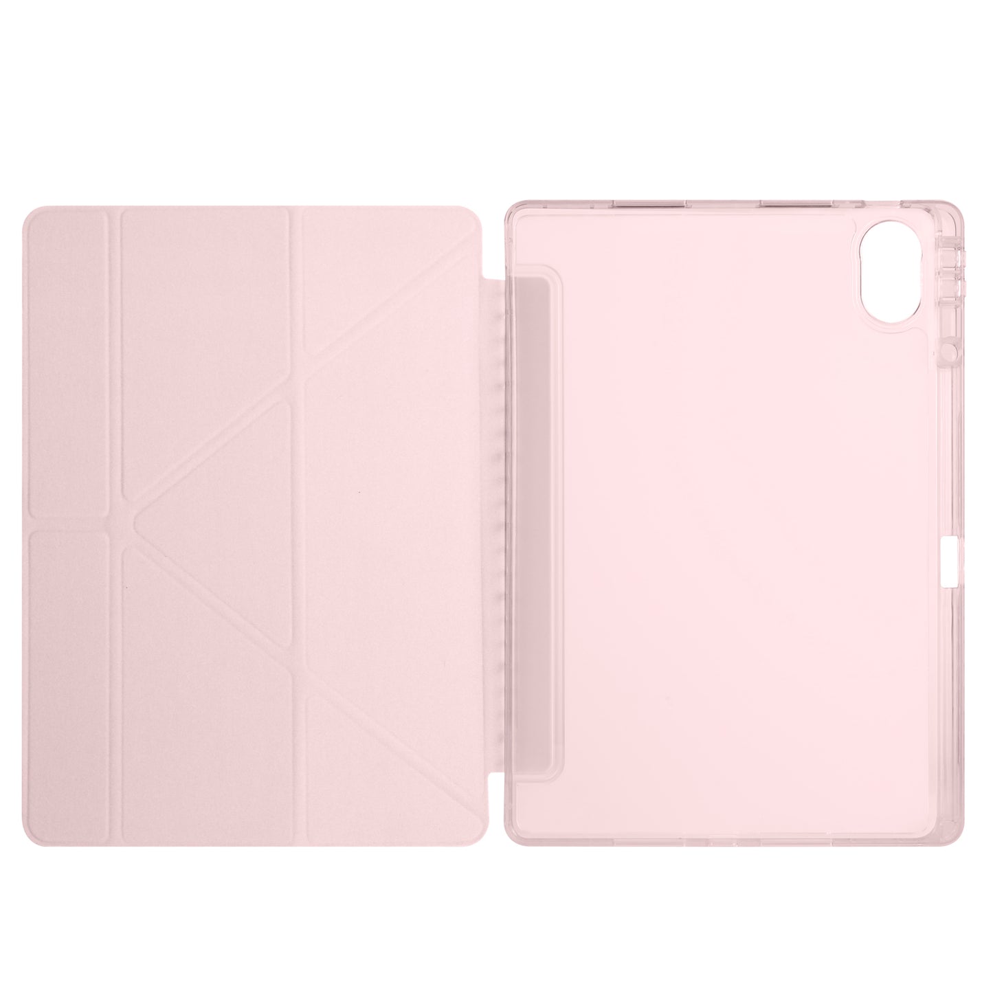 Huawei Matepad 12X Kılıf Zore Tri Folding Kalem Bölmeli Standlı Kılıf Siyah