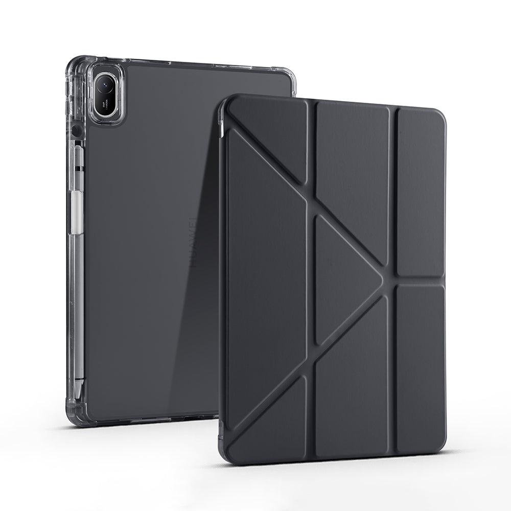 Huawei Matepad SE 11 Kılıf Zore Tri Folding Kalem Bölmeli Standlı Kılıf Mavi