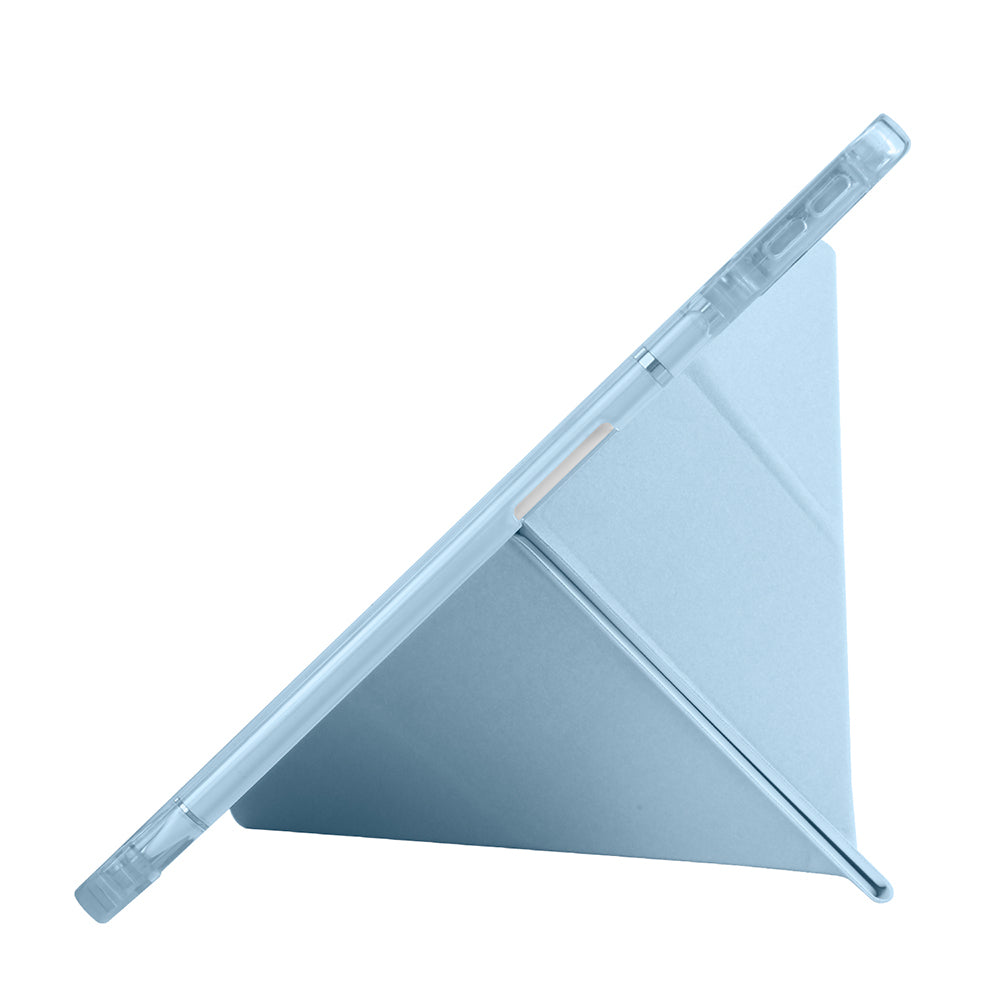 Huawei Matepad SE 11 Kılıf Zore Tri Folding Kalem Bölmeli Standlı Kılıf Lacivert