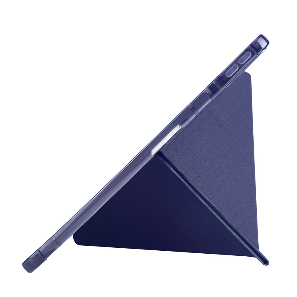 Huawei Matepad SE 11 Kılıf Zore Tri Folding Kalem Bölmeli Standlı Kılıf Gri