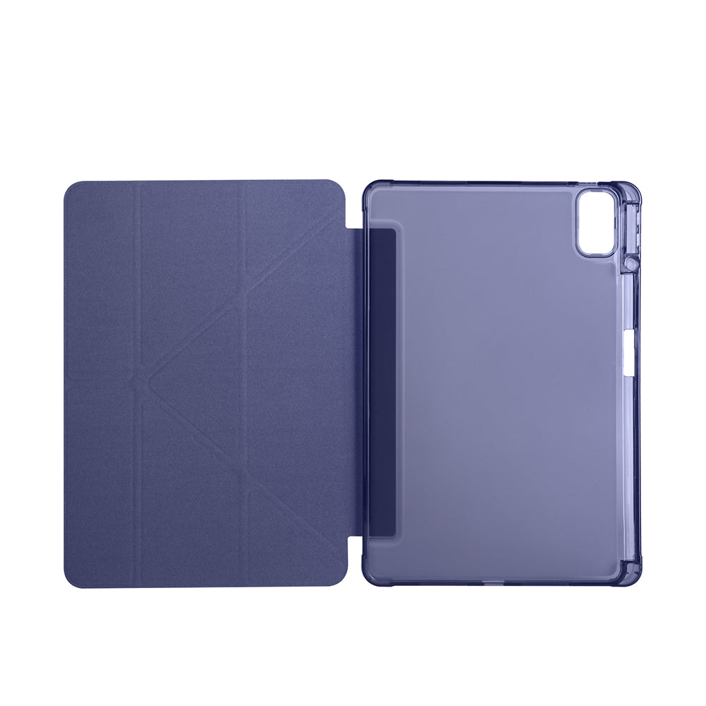 Huawei Matepad SE 11 Kılıf Zore Tri Folding Kalem Bölmeli Standlı Kılıf Koyu Yeşil