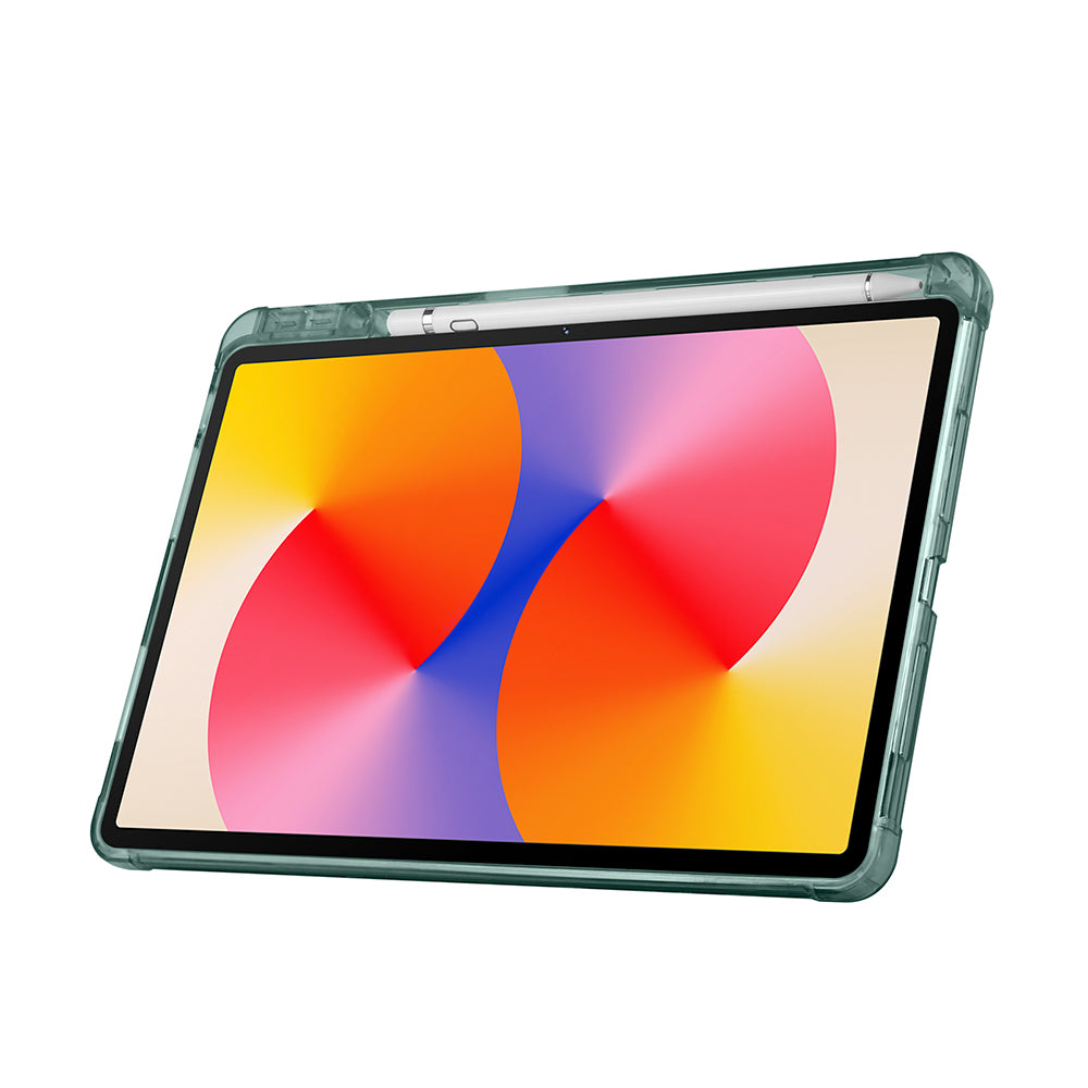 Huawei Matepad SE 11 Kılıf Zore Tri Folding Kalem Bölmeli Standlı Kılıf Rose Gold