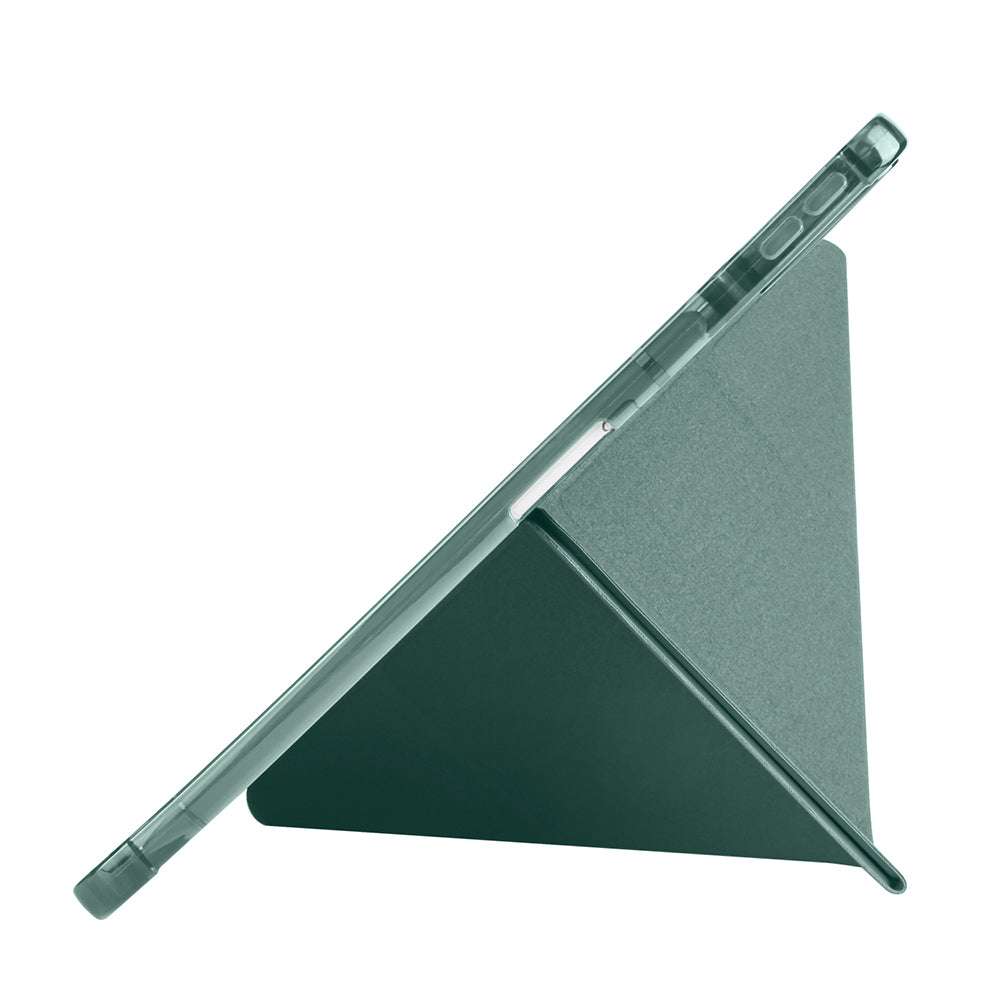 Huawei Matepad SE 11 Kılıf Zore Tri Folding Kalem Bölmeli Standlı Kılıf Rose Gold