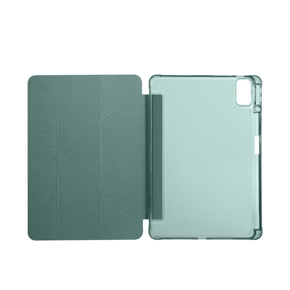 Huawei Matepad SE 11 Kılıf Zore Tri Folding Kalem Bölmeli Standlı Kılıf Siyah