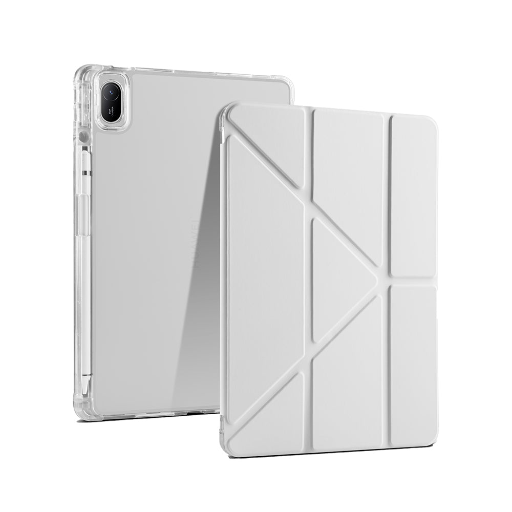 Huawei Matepad SE 11 Kılıf Zore Tri Folding Kalem Bölmeli Standlı Kılıf Lila