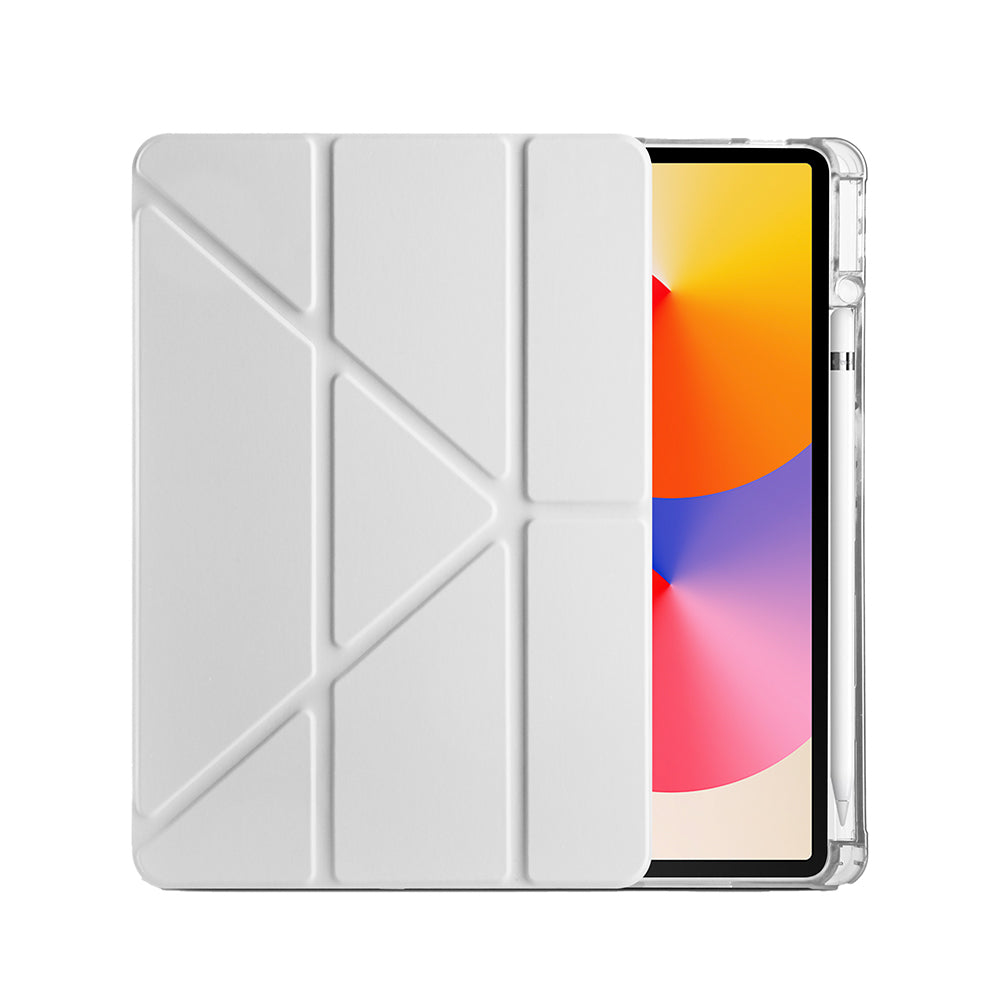 Huawei Matepad SE 11 Kılıf Zore Tri Folding Kalem Bölmeli Standlı Kılıf Siyah