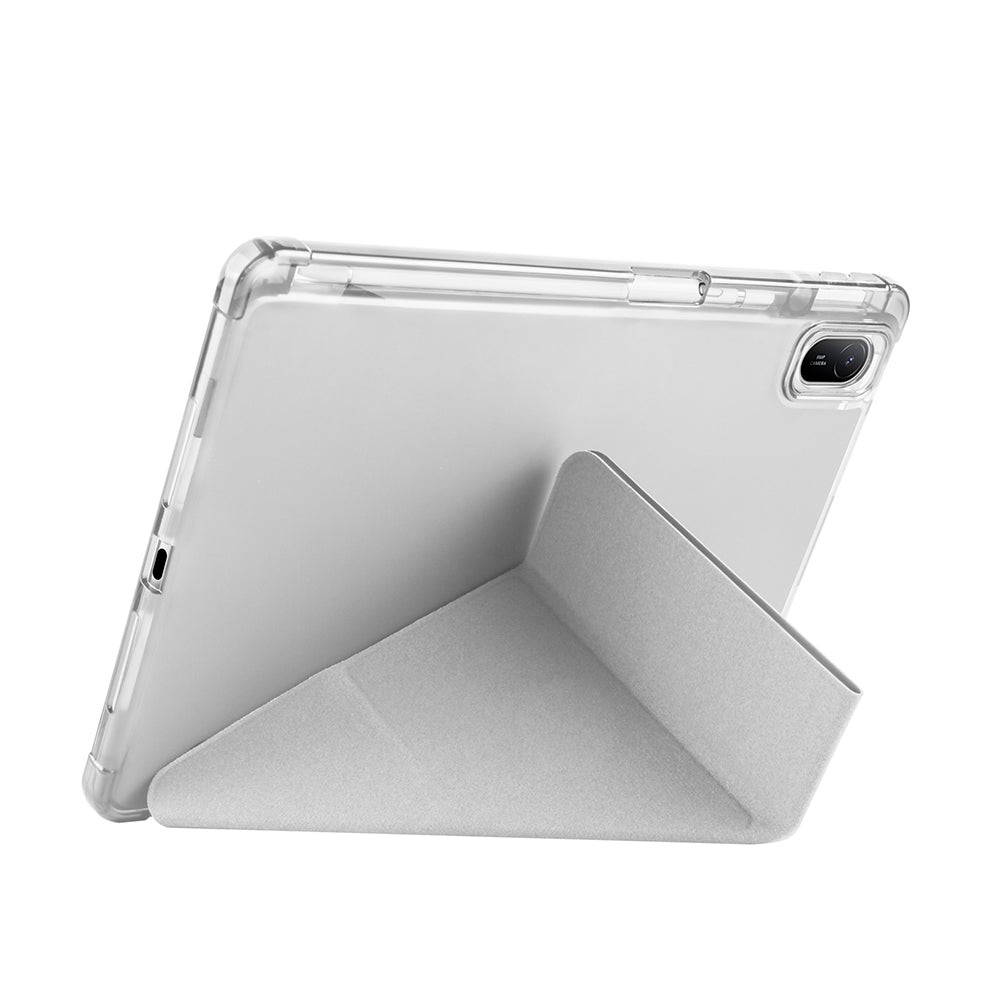 Huawei Matepad SE 11 Kılıf Zore Tri Folding Kalem Bölmeli Standlı Kılıf Lila