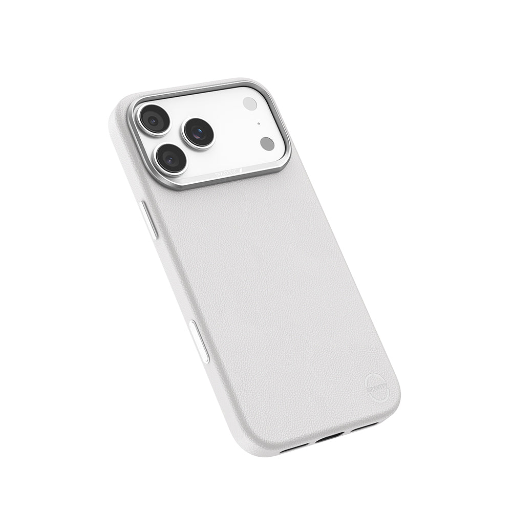 iPhone 17 Pro Max Kılıf M-Safe Şarj Özellikli Polimerik Deri Raptic Urban Nano Kapak Siyah