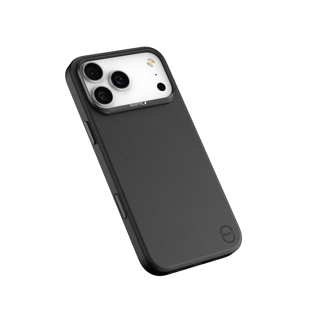 iPhone 17 Pro Max Kılıf M-Safe Şarj Özellikli Polimerik Deri Raptic Urban Nano Kapak Beyaz