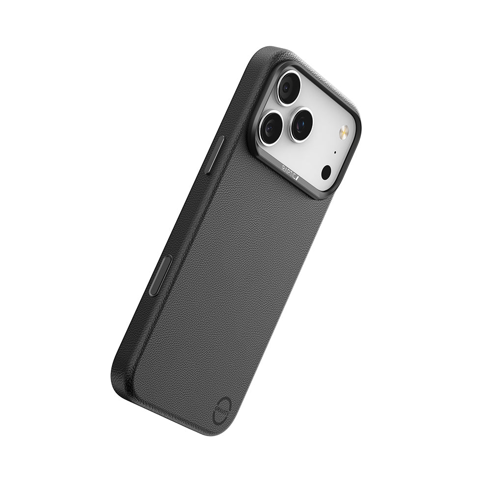 iPhone 17 Pro Max Kılıf M-Safe Şarj Özellikli Polimerik Deri Raptic Urban Nano Kapak Beyaz