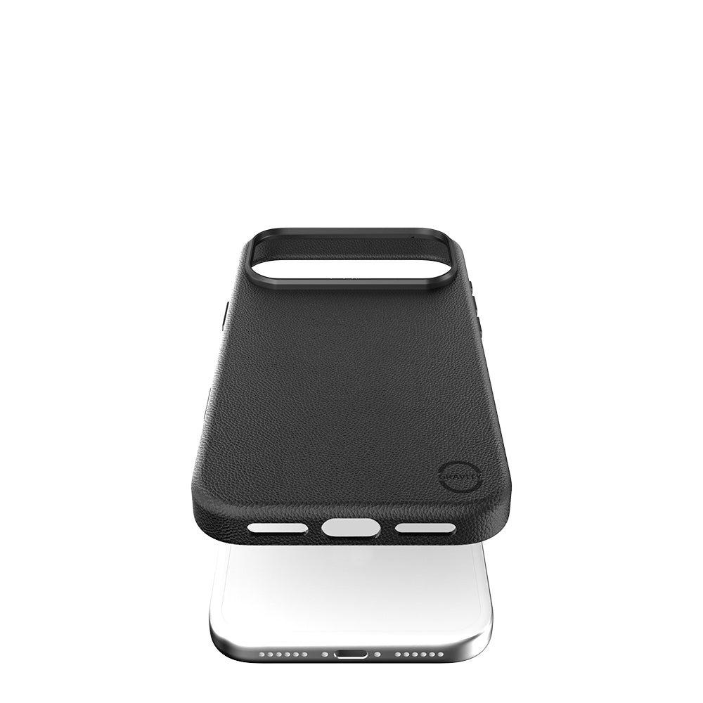 iPhone 17 Pro Max Kılıf M-Safe Şarj Özellikli Polimerik Deri Raptic Urban Nano Kapak Beyaz