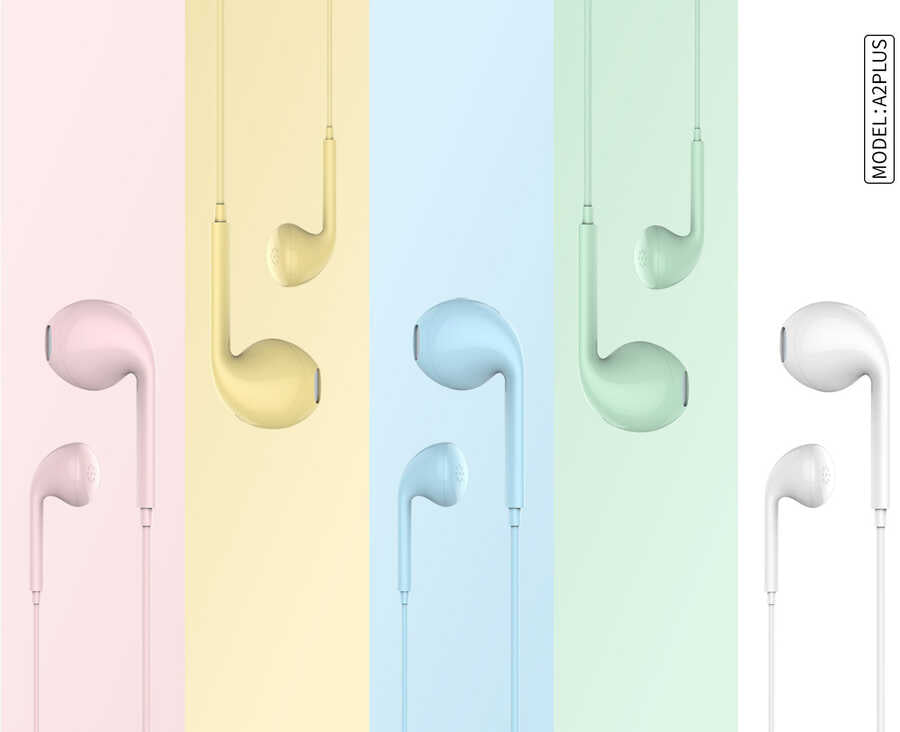 Lapas A2 Plus 3.5mm Kulaklık Pembe