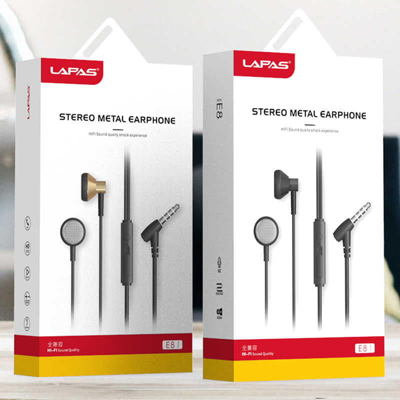 Lapas E8 3.5mm Kulaklık Gold