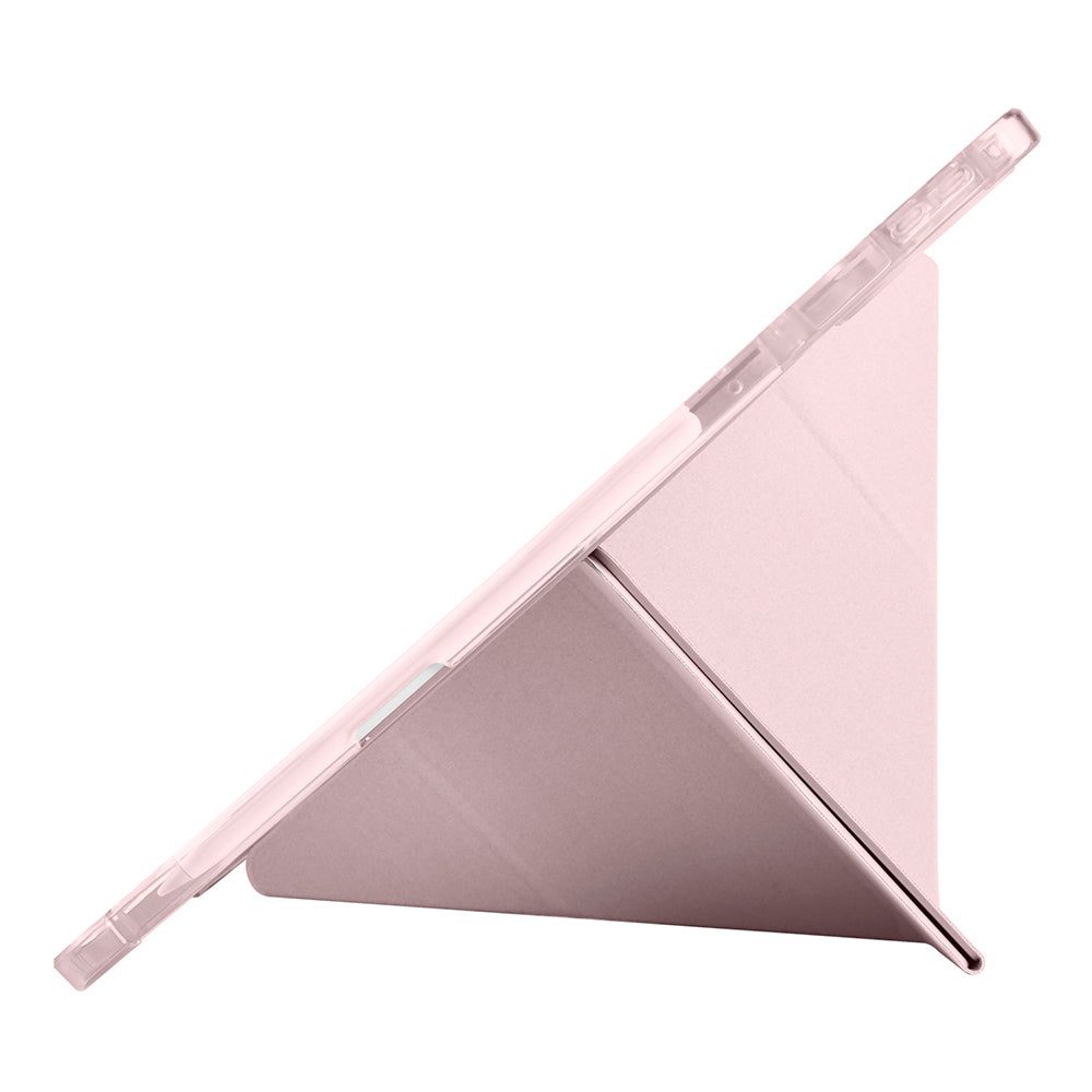 Lenovo Idea Tab Pro 12.7 TB-373FU Kılıf Zore Tri Folding Kalem Bölmeli Standlı Kılıf Koyu Yeşil