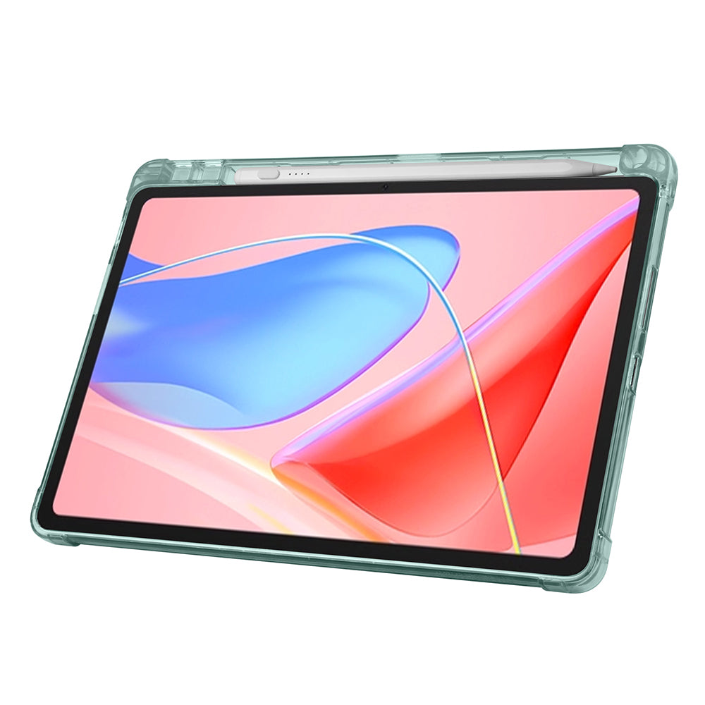 Lenovo Tab TB-311FU Kılıf Zore Tri Folding Kalem Bölmeli Standlı Kılıf Koyu Yeşil