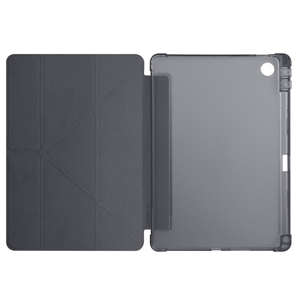 Lenovo Tab TB-311FU Kılıf Zore Tri Folding Kalem Bölmeli Standlı Kılıf Lacivert