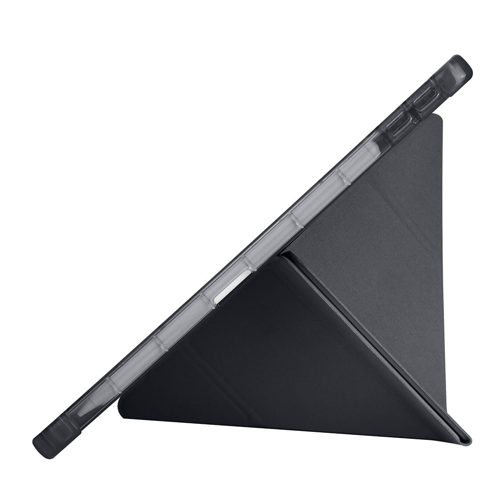 Lenovo Tab TB-311FU Kılıf Zore Tri Folding Kalem Bölmeli Standlı Kılıf Rose Gold