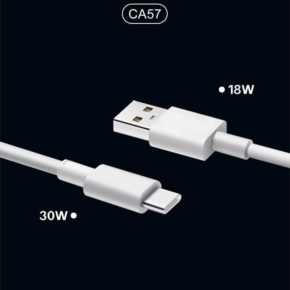 Lenyes CA57 Hızlı Şarj Özellikli Dual Type-C + USB-A Portlu Mini Araç Şarj Aleti 30W Kahverengi