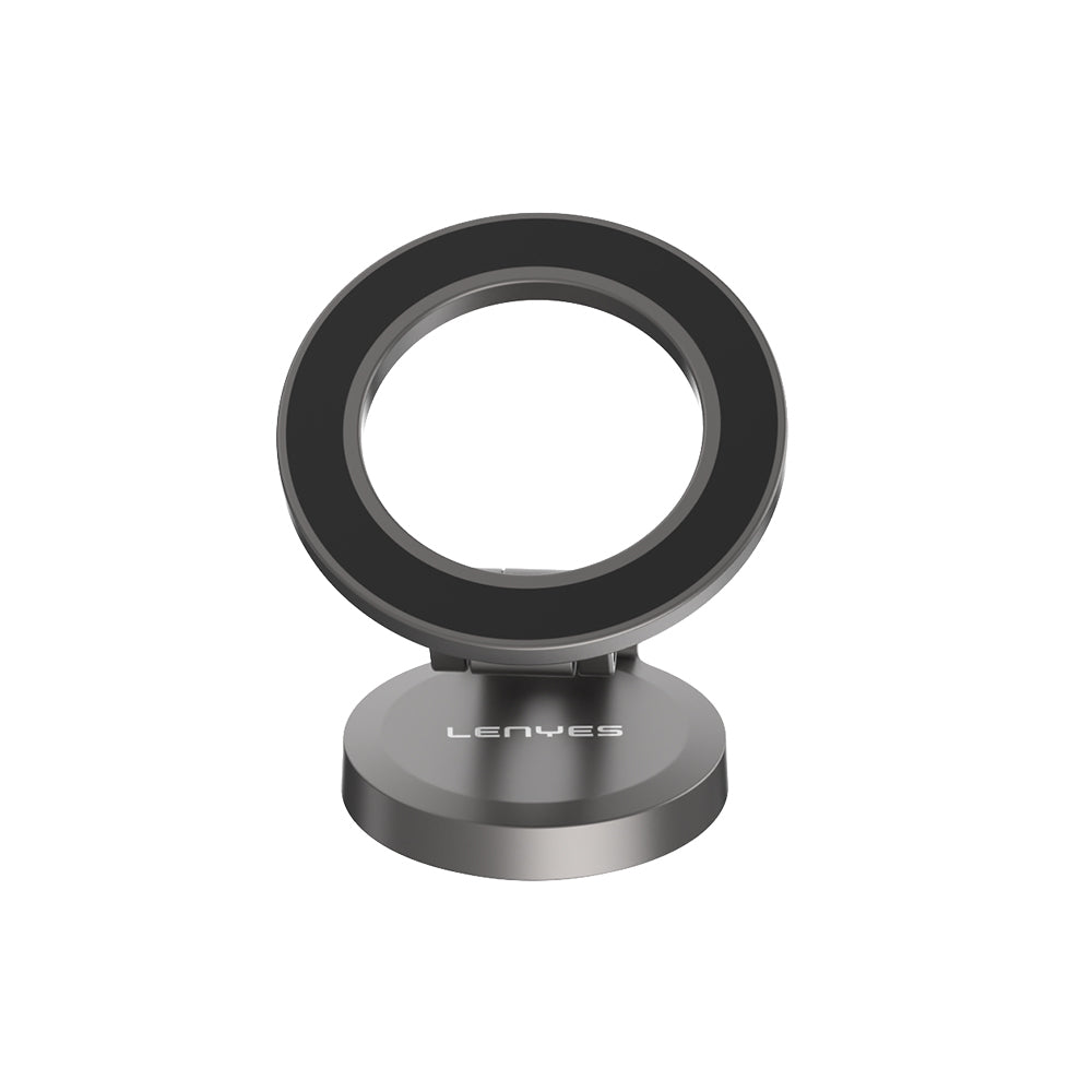Lenyes CR137 Magnetik Magsafe 360° Oynar Başlıklı Araç İçi Telefon Tutucu Siyah