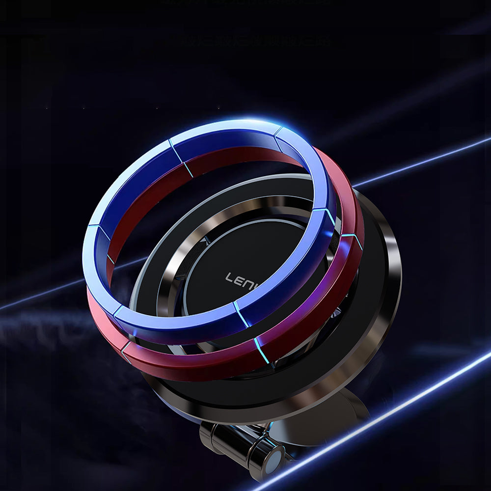 Lenyes CR160 Magnetik MagSafe 360° Oynar Başlıklı Araç İçi Telefon Tutucu Siyah