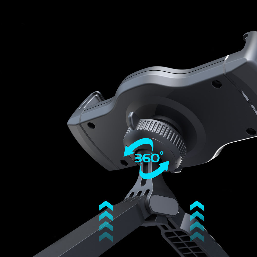 Lenyes CR167 360 Derece Dönebilen Sarsıntı Engelleyici Özellikli Arka Koltuk Araç Telefon Tutucu Siyah