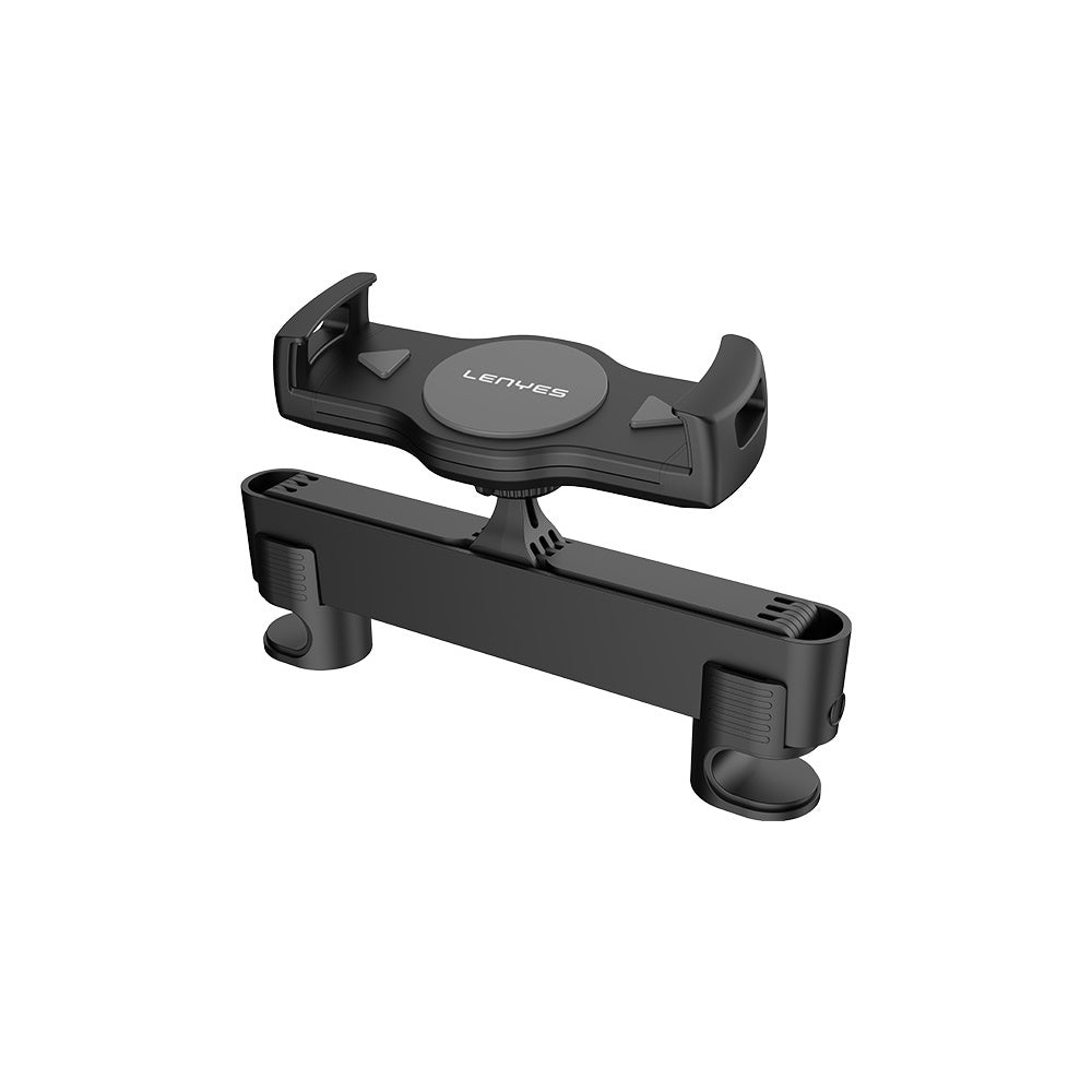 Lenyes CR167 360 Derece Dönebilen Sarsıntı Engelleyici Özellikli Arka Koltuk Araç Telefon Tutucu Siyah