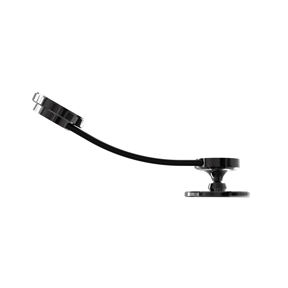 Lenyes CR171 Magnetik Magsafe Uyumlu Bükülebilen Eğimi ve Düz Zemin Araç Telefon Tutucu Siyah