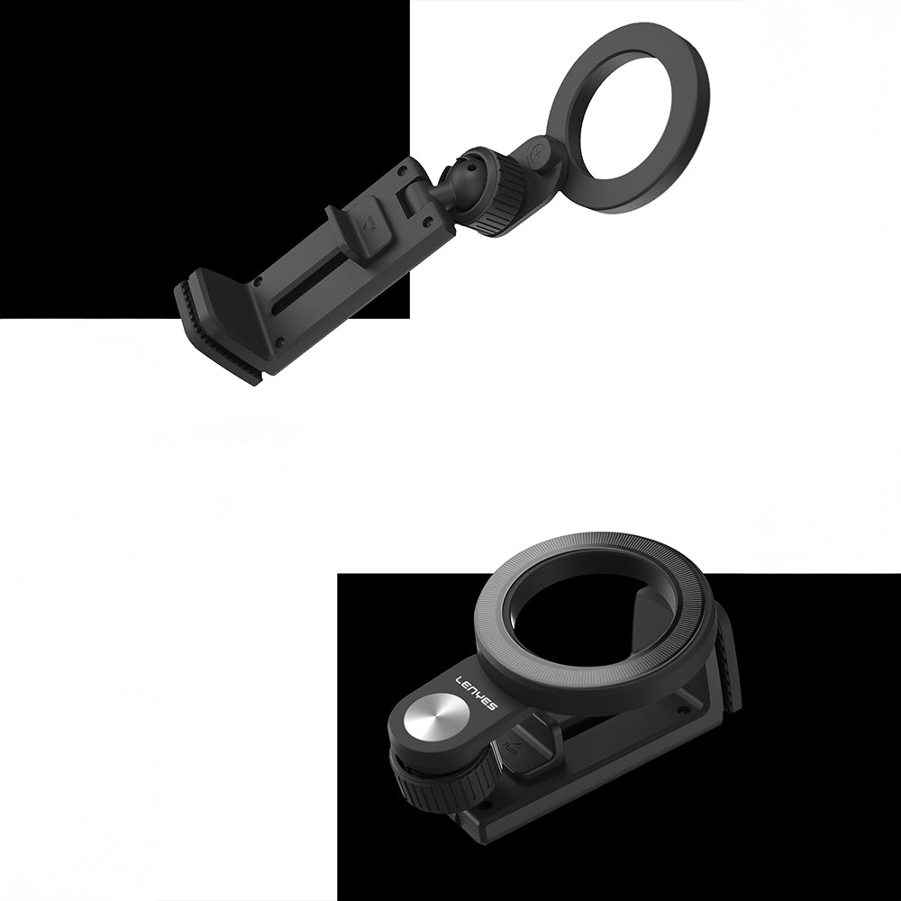 Lenyes CR187 Oynar Başlıklı Magnetik Masa Telefon Tutucu Siyah