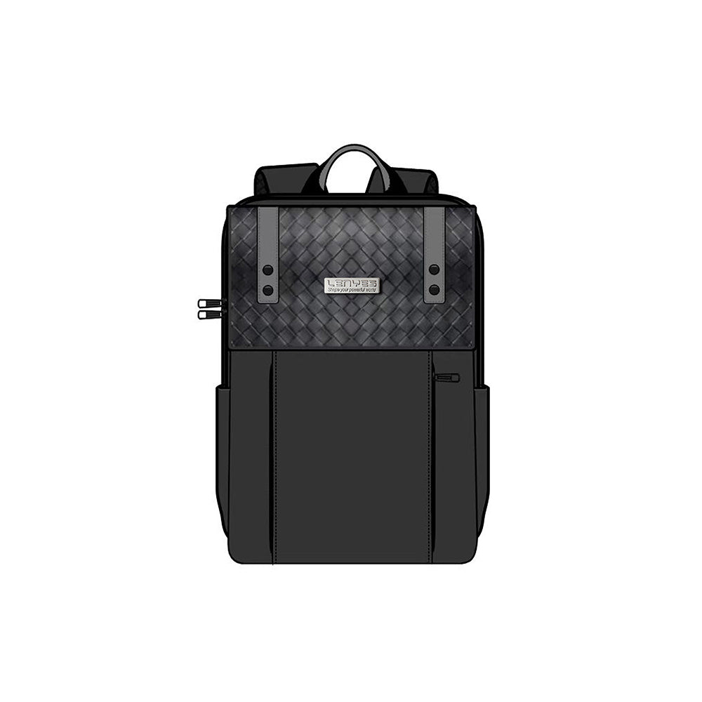 Lenyes LB550 Voyagers Serisi 1200D Su Geçirmez Seyahat Sırt Çantası Siyah