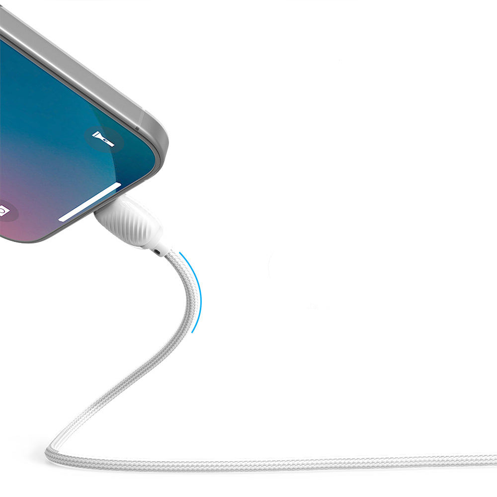 Lenyes LC536 Type-C to Type-C PD Örgü Tasarımlı Hızlı Şarj Özellikli Data ve Şarj Kablosu 60W 1M Yeşil