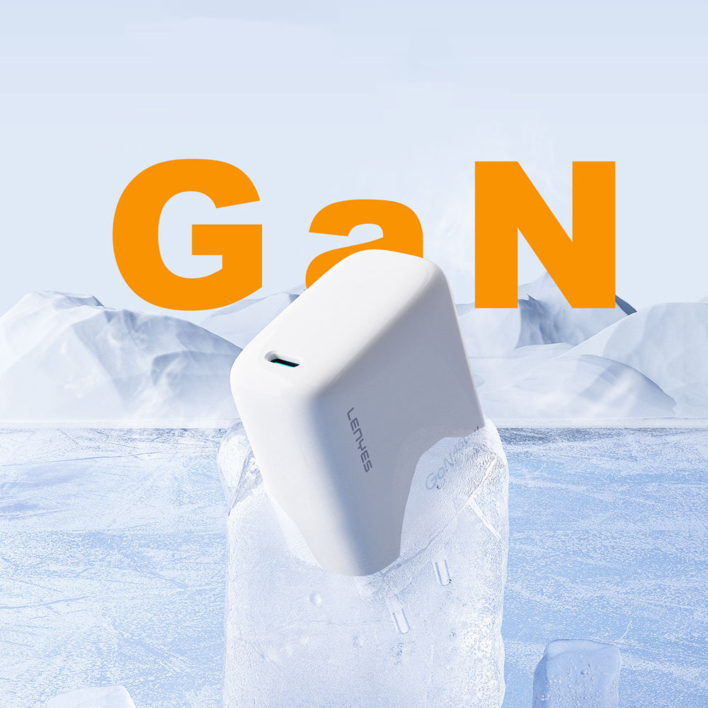 Lenyes LCH92 Type-C GaN Teknolojili PD Hızlı Şarj Özellikli Şarj Başlığı 30W Beyaz