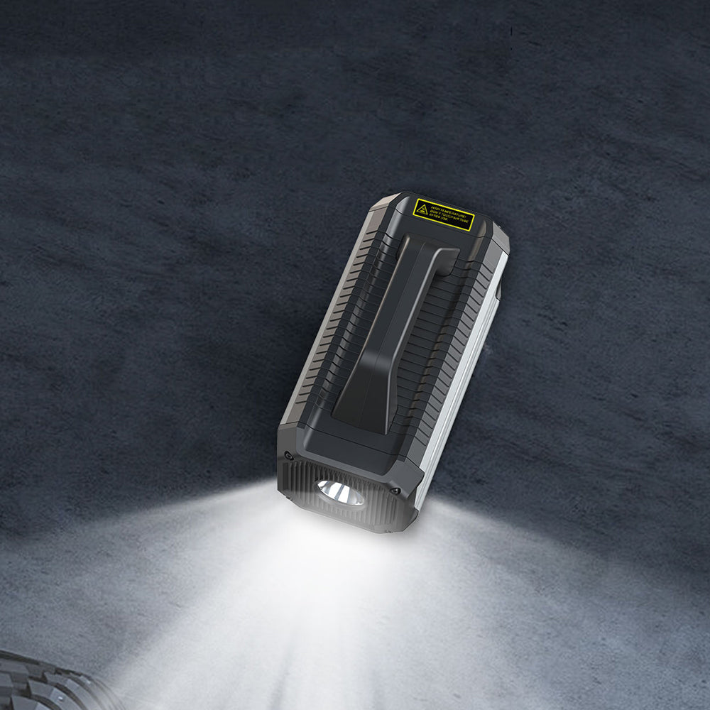 Lenyes LCI202 LED Işıklı Araç Akü Acil Durum Takviye Güç Kaynağı ve Hava Kompresörü 12V 150W 10000mAh Gri