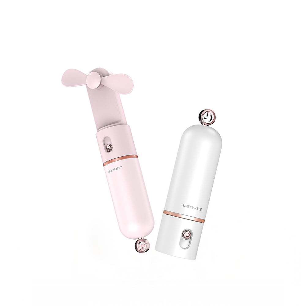 Lenyes LHF12 Powerbank Özellikli 3 Kademeli Portatif Soğutucu El Fanı Beyaz