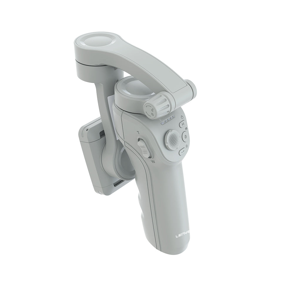 Lenyes LPH105 Taşınabilir M01 3 Eksenli El Tipi Aparatlı Gimbal Stabilizatör Gri