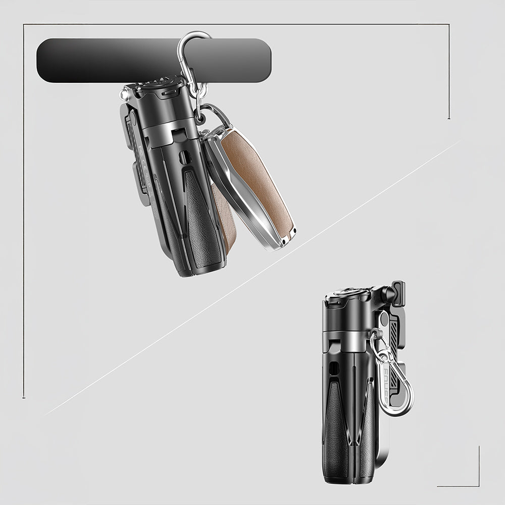 Lenyes LPH110 Uzaktan Kumandalı Çok Fonksiyonlu Sabitleyici Ayrılabilir Tripod Selfie Çubuğu Siyah