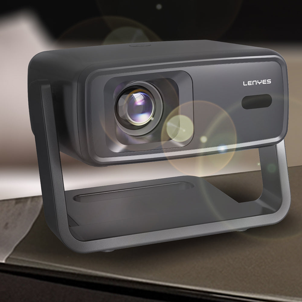 Lenyes LPR03 2.69 inç LCD 200 ANSI Lümen PTZ Projektör Yansıtma Cihazı Siyah