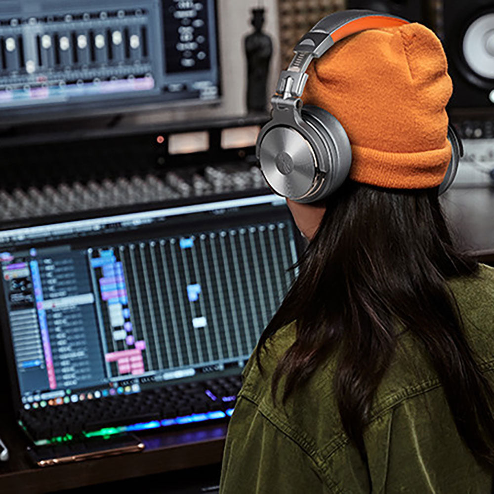 Oneodio Pro 50 Space Gray 3.5mm to 6.35mm DJ Kulaklık Gri