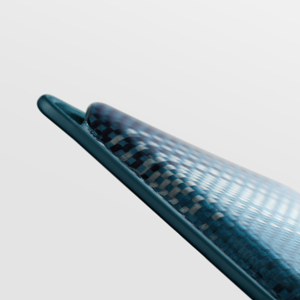 Pitaka Magnetic Woven Serisi Aramid Fiber Magnetik Kartlık Mavi