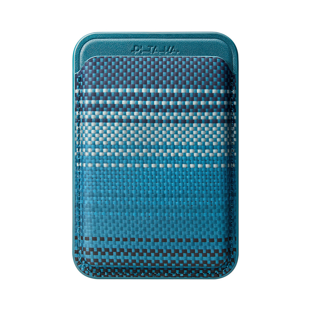 Pitaka Magnetic Woven Serisi Aramid Fiber Magnetik Kartlık Mavi