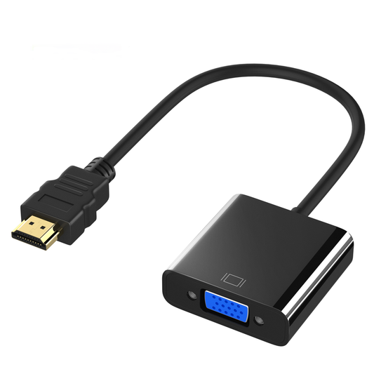 Qgeem QG-HD07 HDMI To VGA Dönüştürücü Siyah