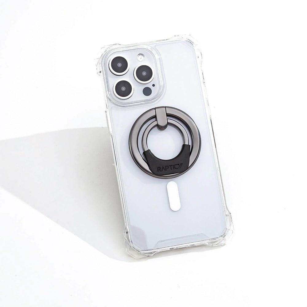 Raptic Magnetik Özellikli 360 Derece Dönebilen Parmak Ring Stand Füme