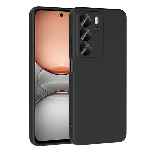 Realme C75 Kılıf Zore Mara Lansman Kapak Siyah