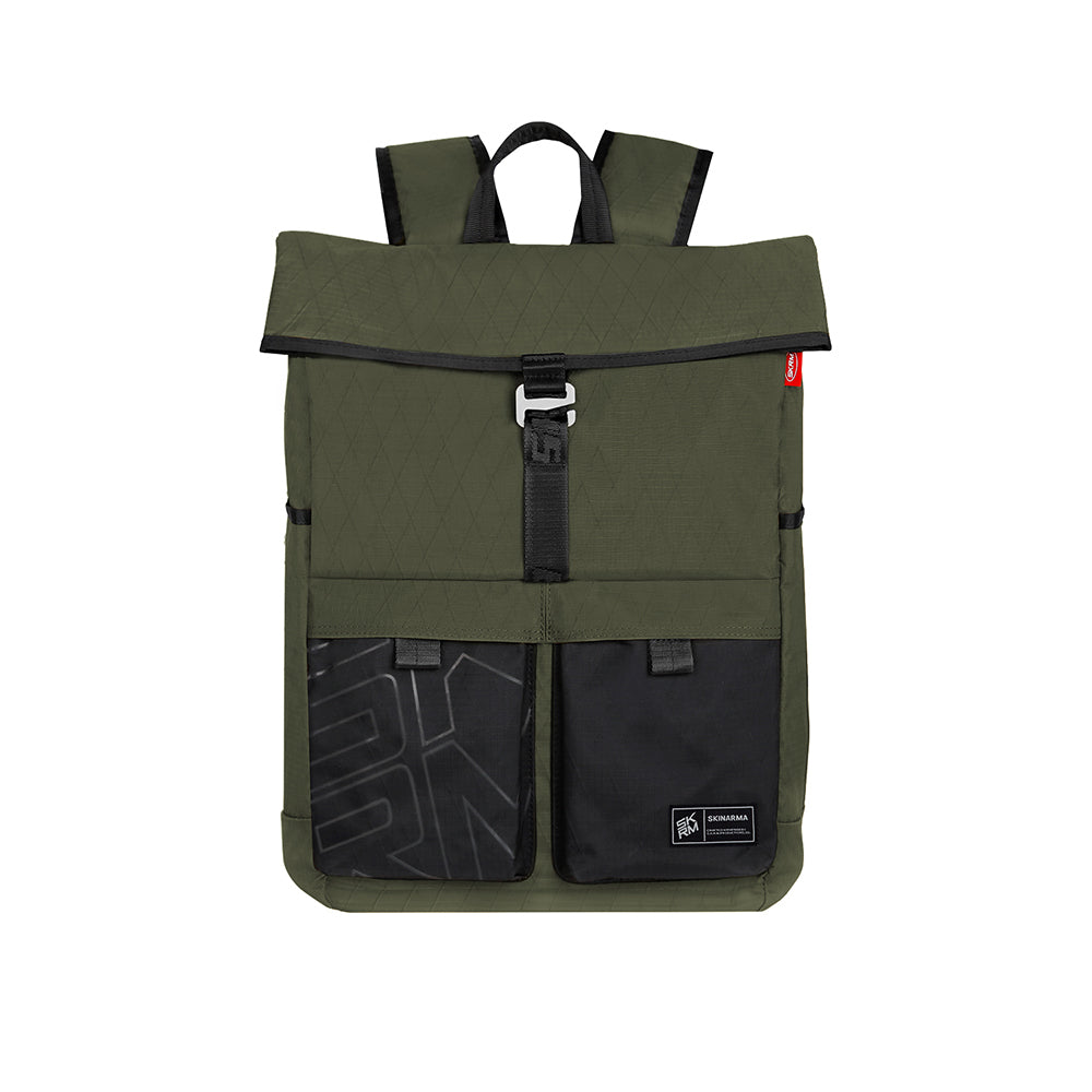 Skinarma Jager Serisi Naylon Scout Sırt Çantası Yeşil