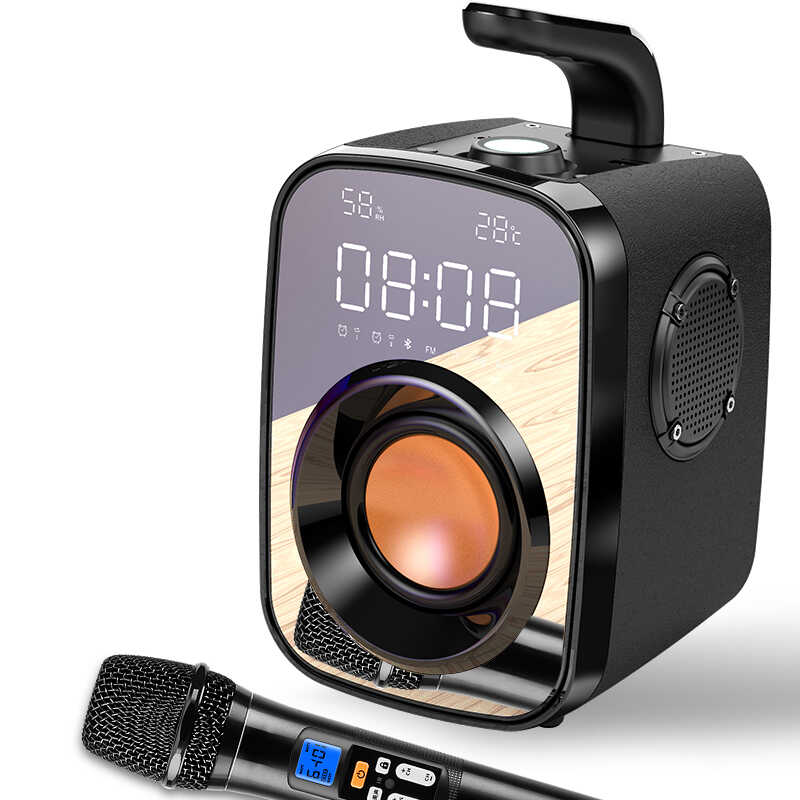 Soaiy SH25 Mikrofonlu Bluetooth Speaker Hoparlör Siyah
