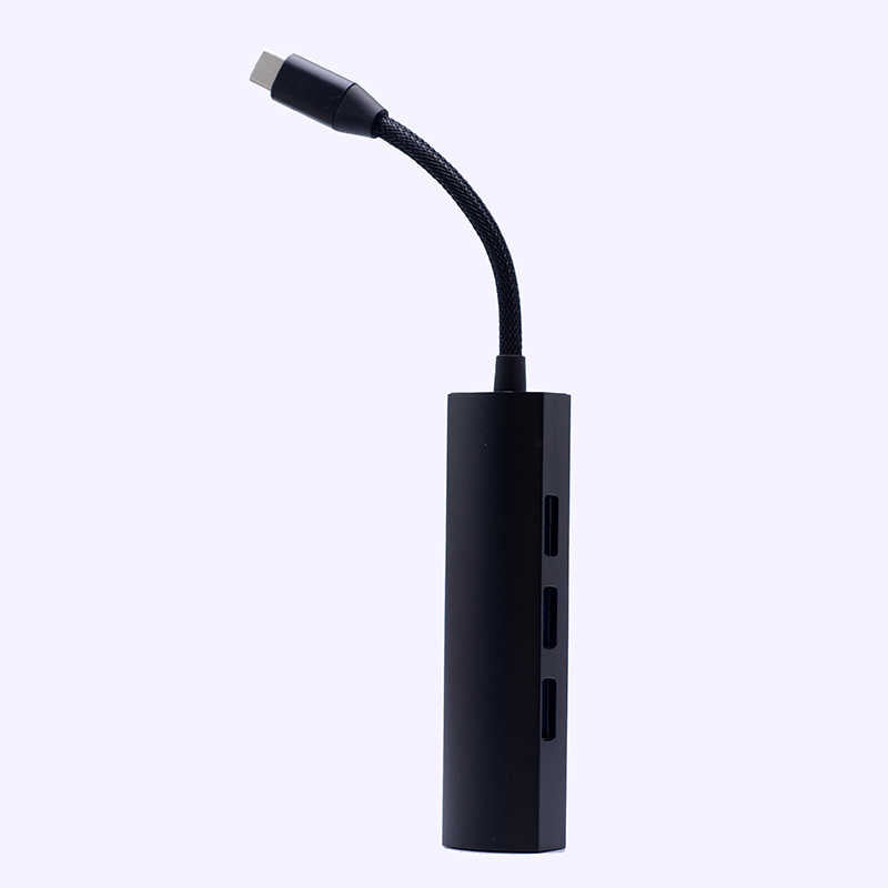 Usb Çoğaltıcı Usb-C To Usb 3.0 HUB Adaptör Siyah
