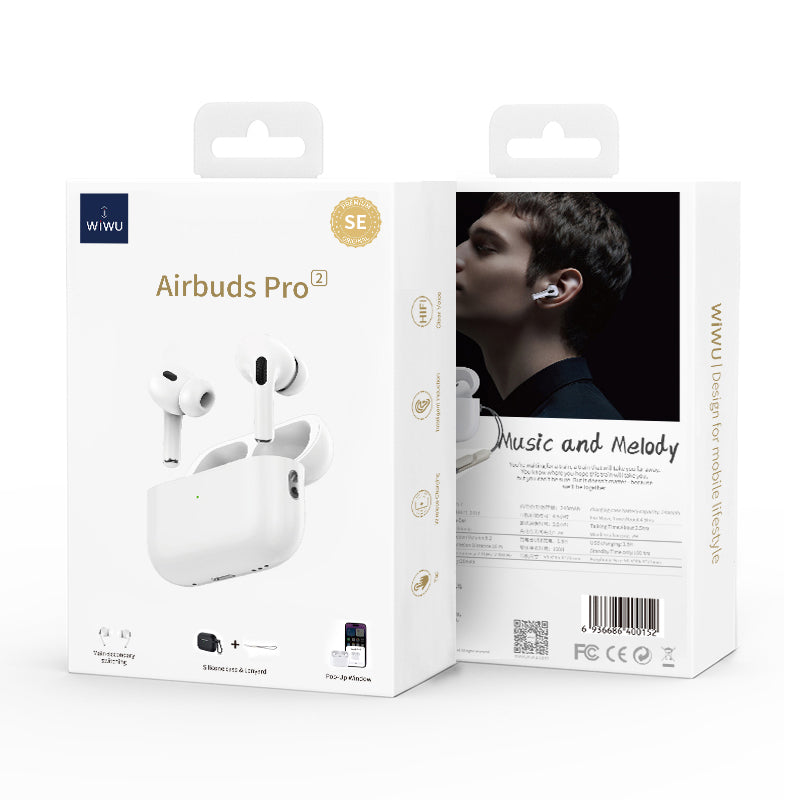 Wiwu Airbuds Pro 2 SE Kulak İçi Bluetooth Kulaklık Beyaz