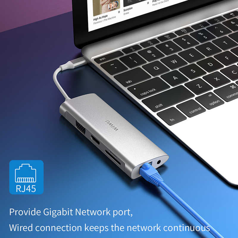 Wiwu Alpha 11 in 1 Type-C Hub Gri