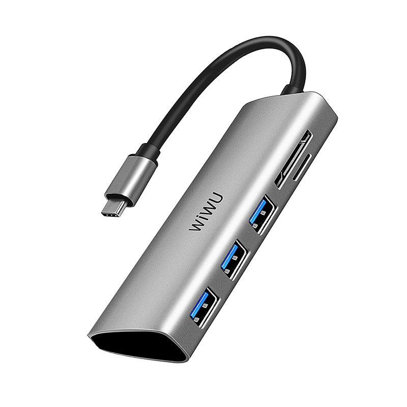 Wiwu Alpha 532ST Type-C Hub Gri