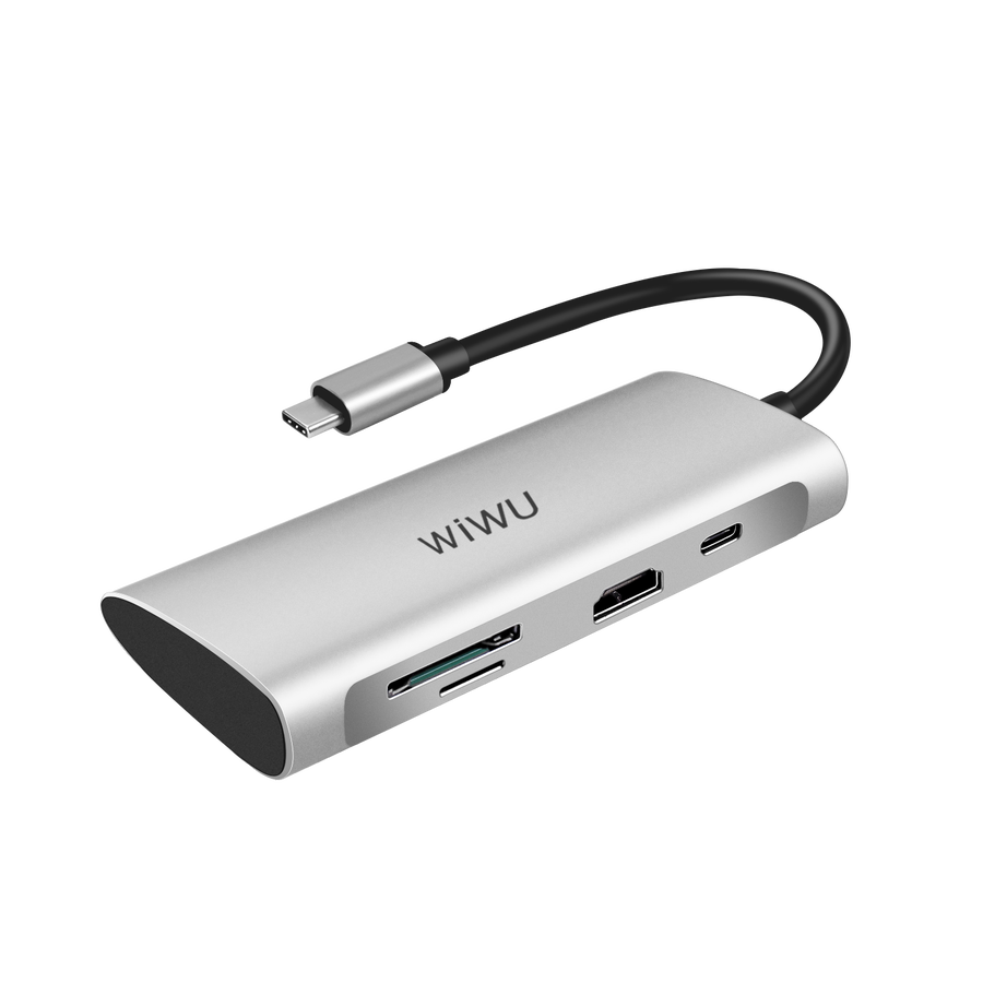 Wiwu Alpha 731HP Type-C Hub Gri