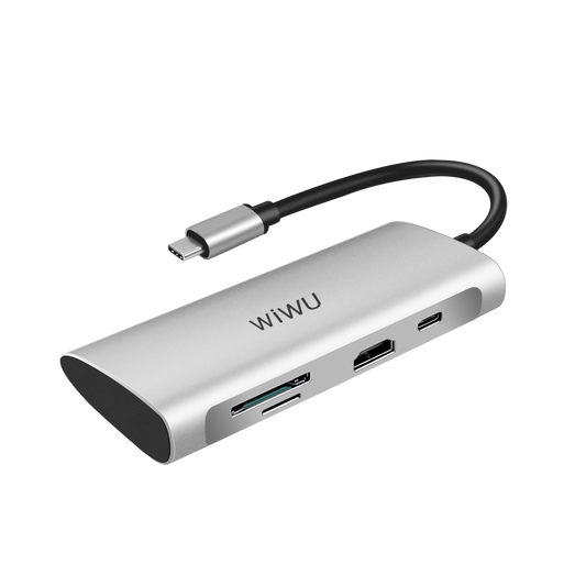 Wiwu Alpha 731HP Type-C Hub Gri
